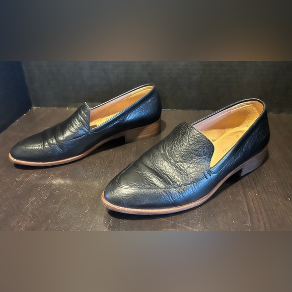 Women’s Madewell black leather loafers Size 7 - Picture 3 of 7